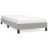 Estructura de cama sin colchón tela gris claro 90x200