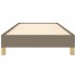 Estructura de cama sin colchón tela taupe 90x200