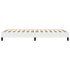 Estructura de cama sin colchón cuero sintético blanco 90x190