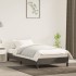 Estructura de cama sin colchón terciopelo gris oscuro 90x200