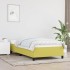 Estructura de cama sin colchón tela verde 80x200