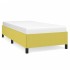 Estructura de cama sin colchón tela verde 80x200