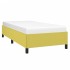 Estructura de cama sin colchón tela verde 80x200