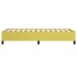 Estructura de cama sin colchón tela verde 80x200