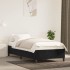 Estructura de cama sin colchón terciopelo negro 90x200
