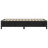 Estructura de cama sin colchón terciopelo negro 90x200