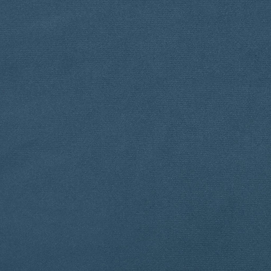 Estructura de cama sin colchón terciopelo azul oscuro 80x200