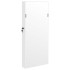 Espejo con joyero de pared blanco 37,5x10x90