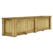 Arriate de madera de pino impregnada 196x50x50 cm
