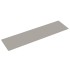 Alfombra de pasillo con aspecto de sisal gris taupe 80x300