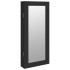 Espejo con joyero de pared negro 30x8,5x67