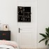 Espejo con joyero de pared negro 30x8,5x67