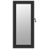 Espejo con joyero de pared negro 30x8,5x67