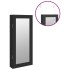 Espejo con joyero de pared negro 30x8,5x67