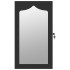 Espejo con joyero de pared negro 37,5x10x67