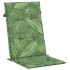 Cojines de silla de respaldo alto 4 uds tela estampado de