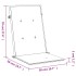 Cojines de silla de respaldo alto 4 uds tela estampado de