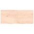 Estante de pared madera maciza roble sin tratar 140x60x(2-4)