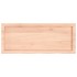 Encimera de baño madera maciza sin tratar 100x40x(2-4)