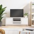 Mueble de TV madera de ingeniería blanco 102x30x37,5