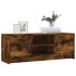 Mueble de TV madera de ingeniería roble ahumado 102x30x37,5