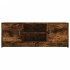 Mueble de TV madera de ingeniería roble ahumado 102x30x37,5