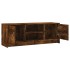 Mueble de TV madera de ingeniería roble ahumado 102x30x37,5