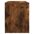 Mueble de TV madera de ingeniería roble ahumado 102x30x37,5