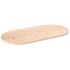 Tablero de mesa ovalado madera maciza de pino 110x55x2,5