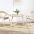 Tablero de mesa ovalado madera maciza de pino 110x55x2,5