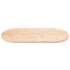 Tablero de mesa ovalado madera maciza de pino 110x55x2,5