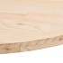 Tablero de mesa ovalado madera maciza de pino 110x55x2,5