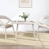Tablero de mesa rectangular madera de pino blanco 100x60x2,5