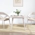 Tablero de mesa cuadrado madera maciza pino blanco 70x70x2,5