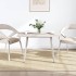 Tablero de mesa rectangular madera de pino blanco 110x60x2,5