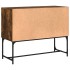 Aparador de madera de ingeniería roble ahumado 100x40x79,5