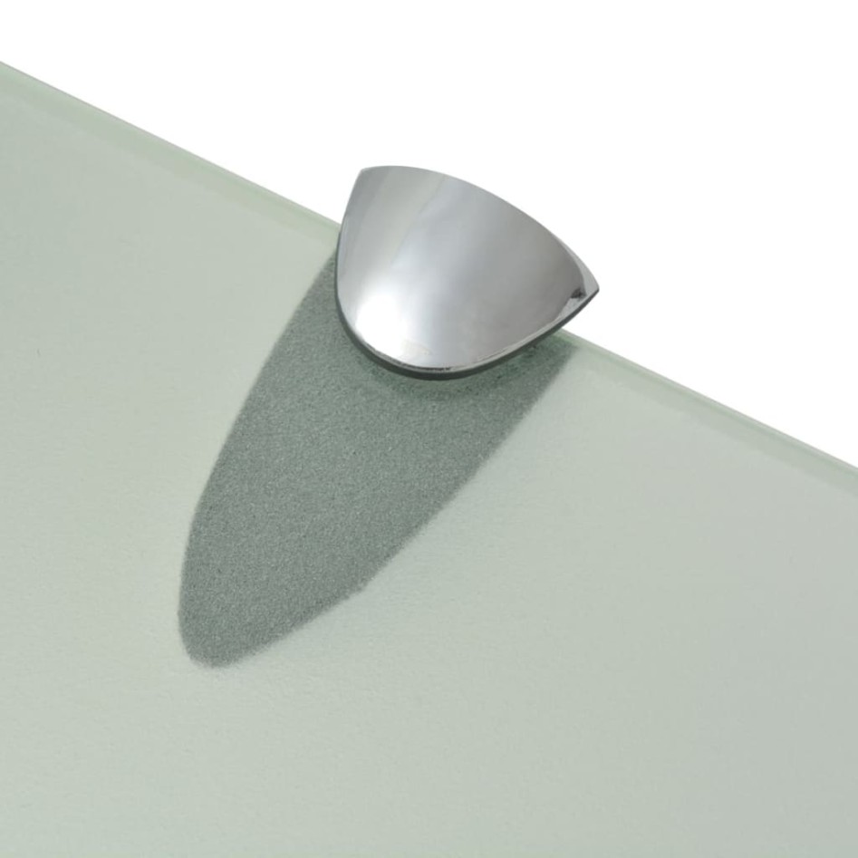 Estantes flotantes 2 unidades vidrio 8 mm 100x20