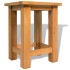 Mesas auxiliares 2 unidades madera maciza de roble 27x24x37