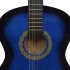 Guitarra clásica para principiantes con funda azul 4/4