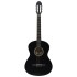 Guitarra clásica para principiantes con funda negro 4/4