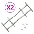 Rejas de seguridad de ventana ajustables 2 uds 700-1050