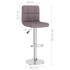 Taburete de cocina tela gris