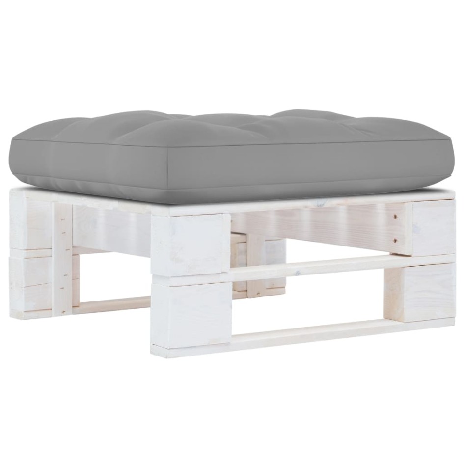 Otomana de jardín de palets madera de pino impregnada