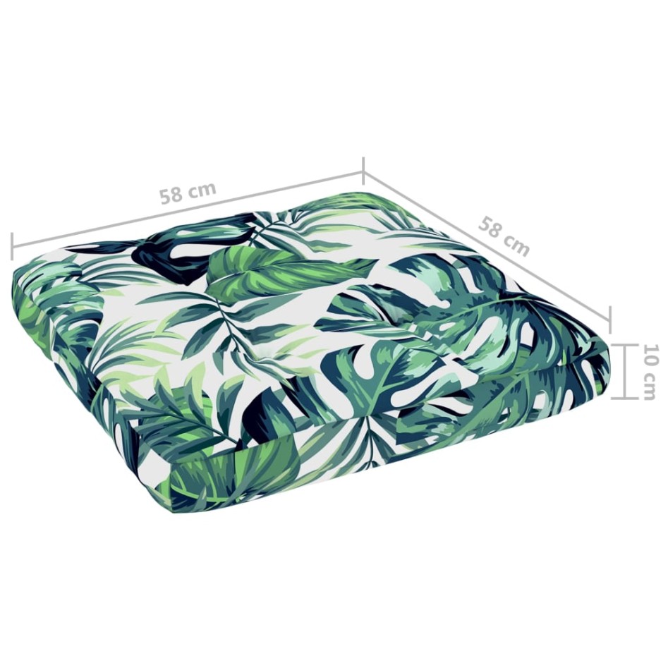 Otomana de jardín de palets madera pino impregnada marrón