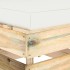 Sofá central seccional con cojines madera impregnada