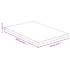 Tablero de mesa de bambú 60x100x2,5