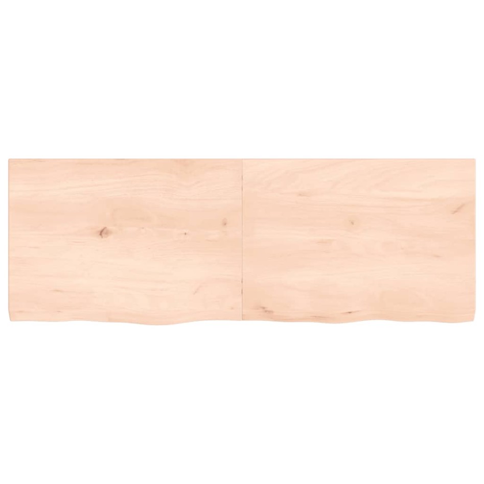 Tablero de mesa madera maciza roble sin tratar 140x50x(2-4)