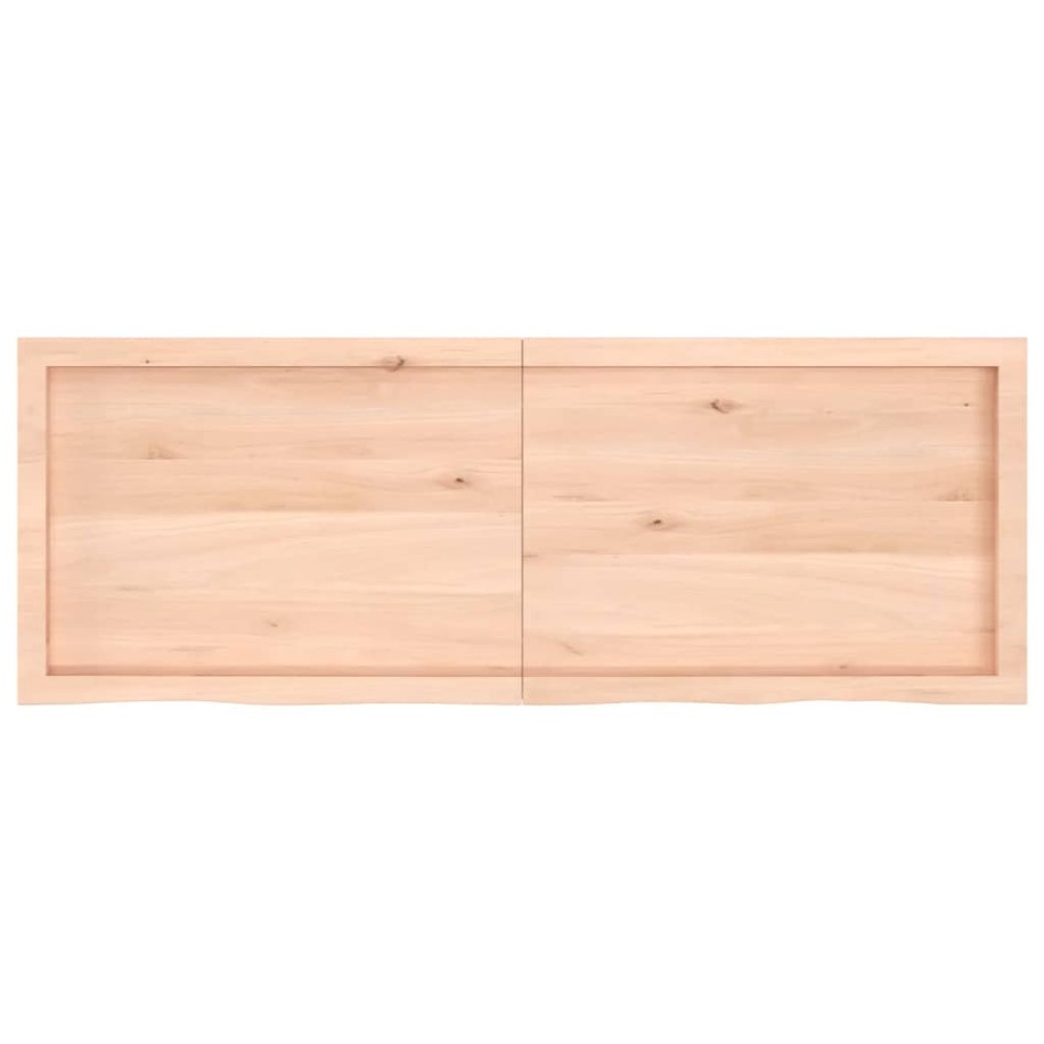 Tablero de mesa madera maciza roble sin tratar 140x50x(2-4)