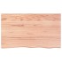 Tablero de mesa madera roble tratada marrón claro 100x60x2
