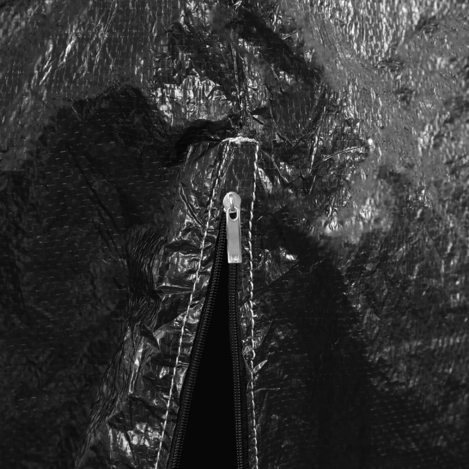 Funda banco balancín 2 uds 10 ojales cremalleras 255x145x170